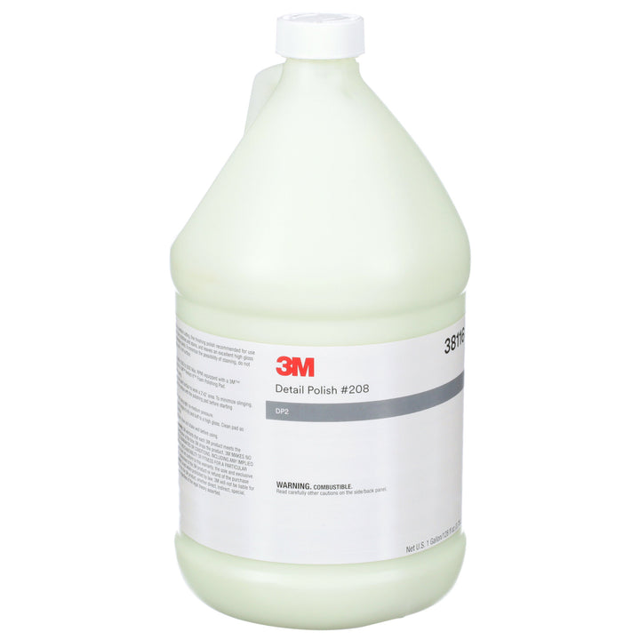 3M Detail Polish 208, 38116, 1 Gallon (US)