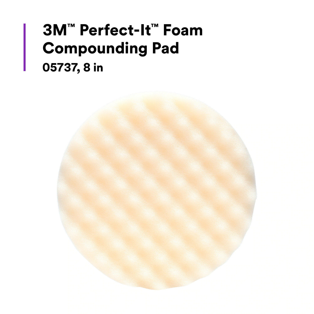3M Perfect-It Foam Compounding Pad, 05737, 8 in