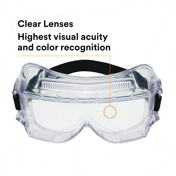 3M Centurion Impact Safety Goggles 452AF, 40301-00000-10, ClearAnti-Fog Lens