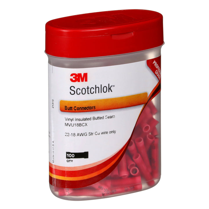 3M Scotchlok Butt Connector Vinyl Insulated, MVU18BCX