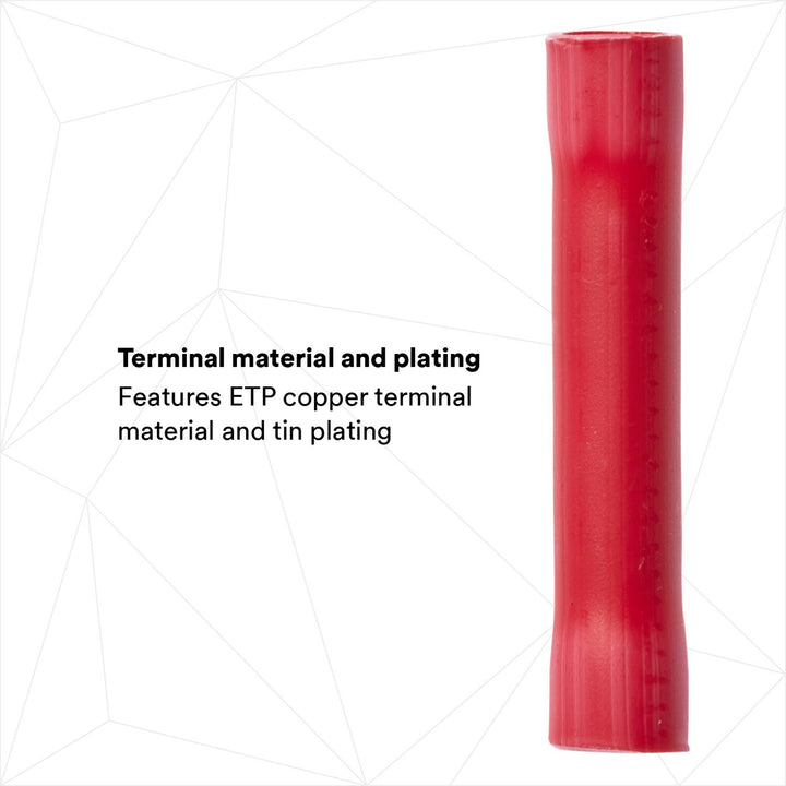 3M Scotchlok Butt Connector Vinyl Insulated, MVU18BCX