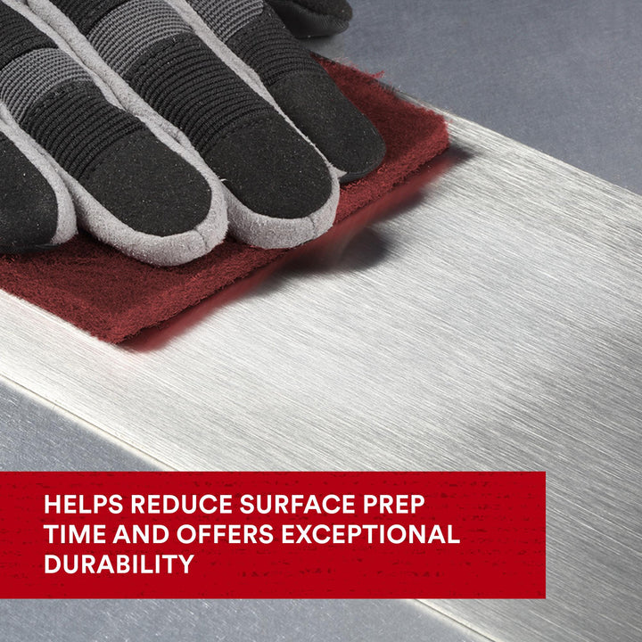 Scotch-Brite Hand Pad 7447 Pro, PO-HP, A/O Very Fine, Maroon, 6 in x 9 in