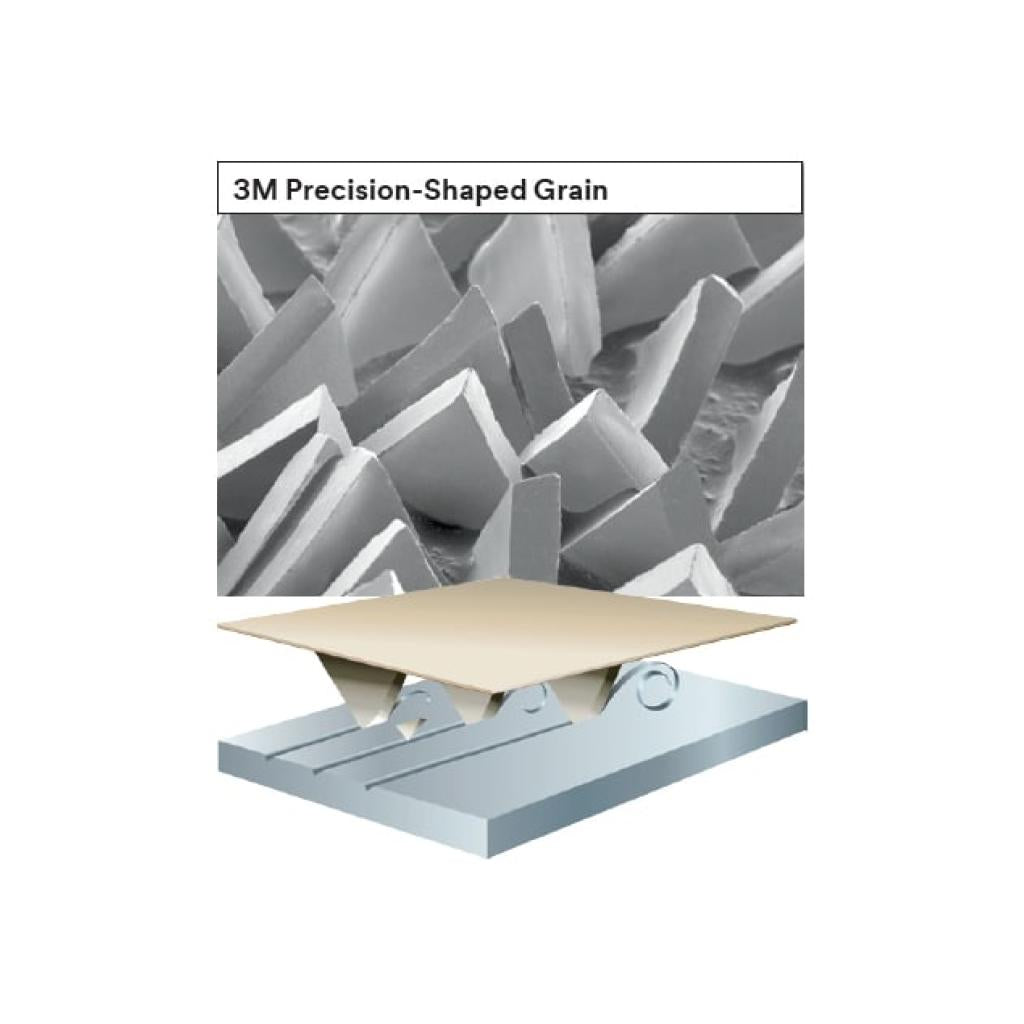 3M Cubitron ll Cloth Belt 947A, 80+ X-weight, 2 in x 132 in, Film-lok