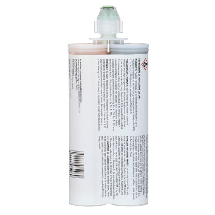 3M Scotch-Weld Polyurethane Sealant DP5001, Black, 400 mL Duo-Pak