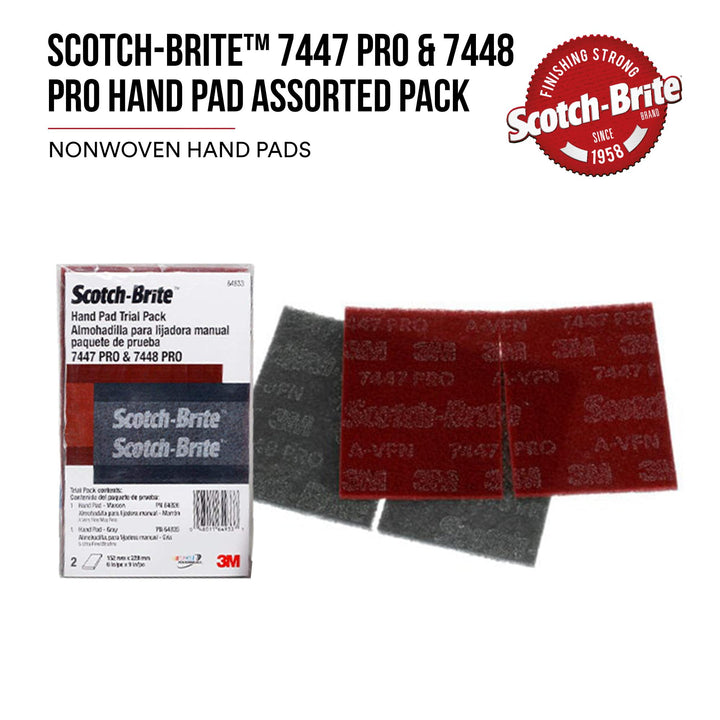 Scotch-Brite Pro Hand Pad, 64933, PO-HP