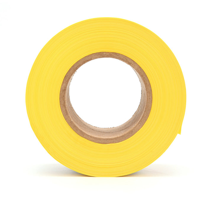 Scotch® Barricade Tape 358, CAUTION HIGH VOLTAGE, 3 in x 1000 ft,Yellow