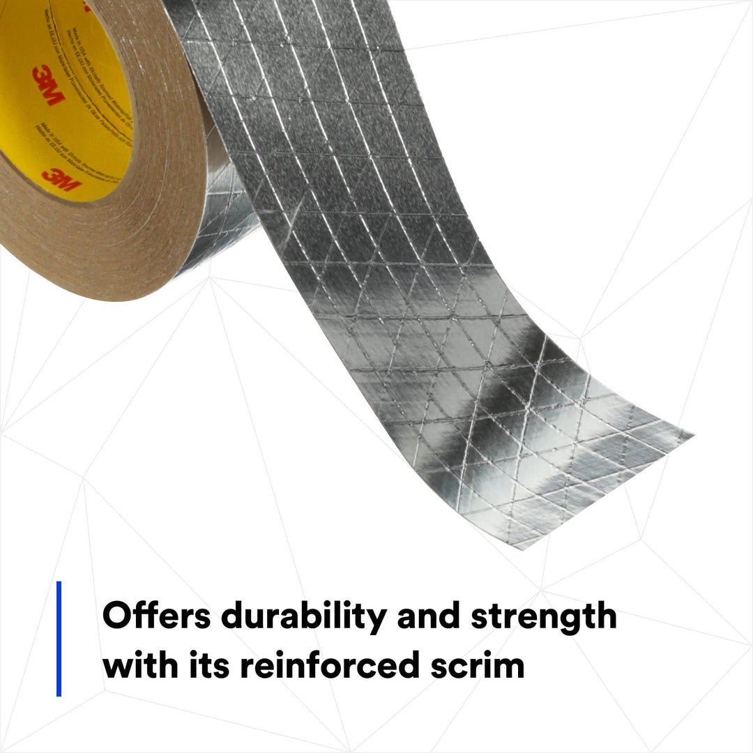 3M Venture Tape FSK Facing Tape 1525CW, Silver, 99 mm x 45.7 m