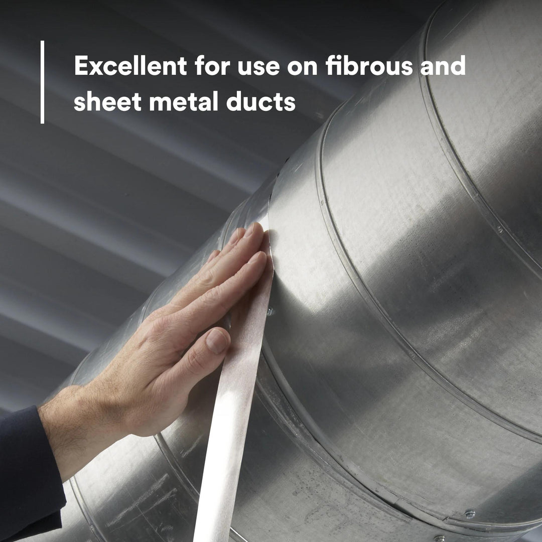 3M Venture Tape Aluminum Foil Tape 1520CW, Silver, 99 mm x 45.7 m, 3.2
mil