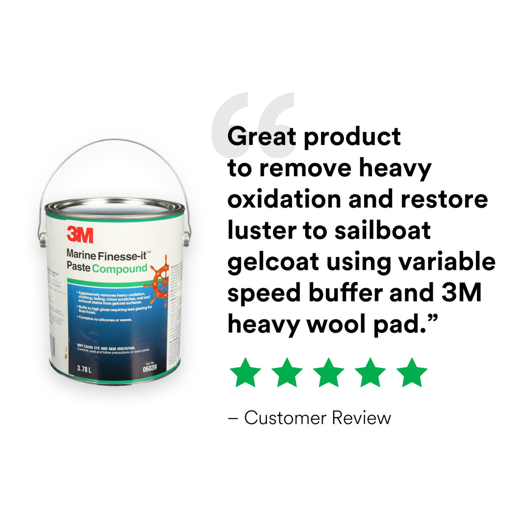 3M Finesse-it Marine Paste Compound, 06039, 1 gal