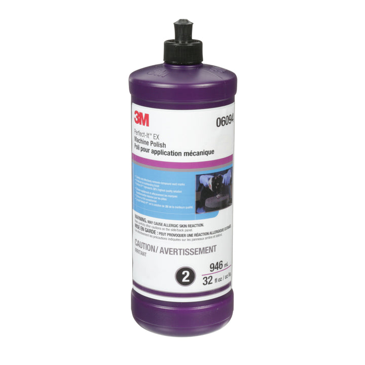 3M Perfect-It EX Machine Polish, 06094, 1 qt (32 fl oz/946 mL), 6 percase
