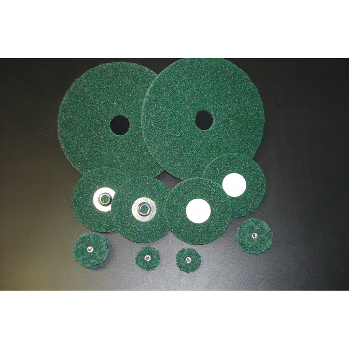 Standard Abrasives Quick Change Buff and Blend HS Disc, 840458, Medium,
TR, Blue