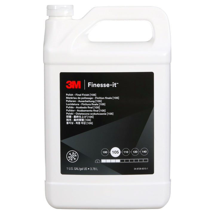 3M Finesse-it Polish Standard Series, 82878, Final Finish (105), Gray