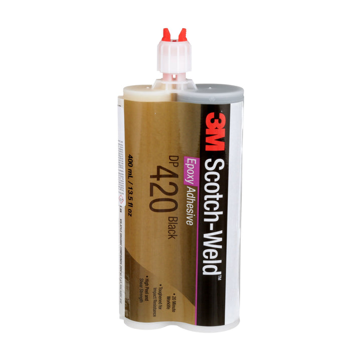 3M Scotch-Weld Epoxy Adhesive DP420, Black, 400 mL Duo-Pak