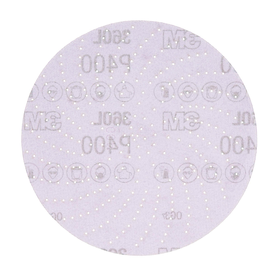 3M Xtract Film Disc 360L, 20802, P400 3MIL, 6 in, 100/Carton