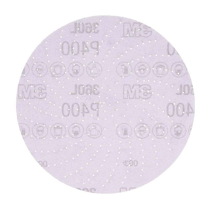 3M Xtract Film Disc 360L, 20802, P400 3MIL, 6 in, 100/Carton