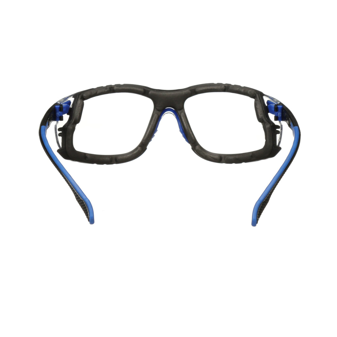 3M Solus Safety Glasses 1000-Series S1101SGAF-KT, Kit, Foam, Strap,Black/Blue