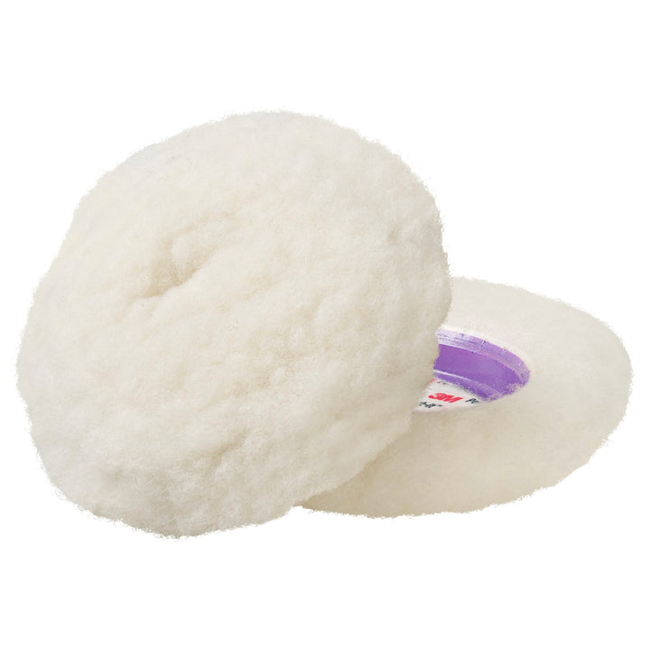 3M Perfect-It Low Lint Wool Compounding Pad 4 Inch, 30040, SingleSided