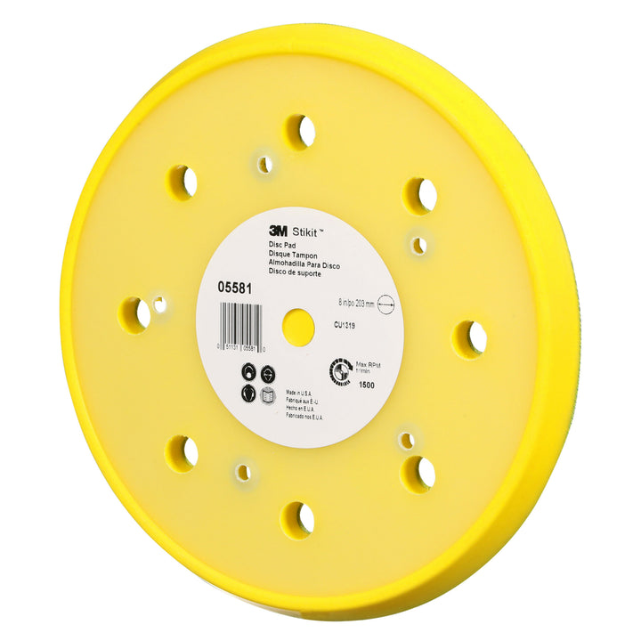 3M Stikit Disc Pad Dust Free, 05581, 8 in