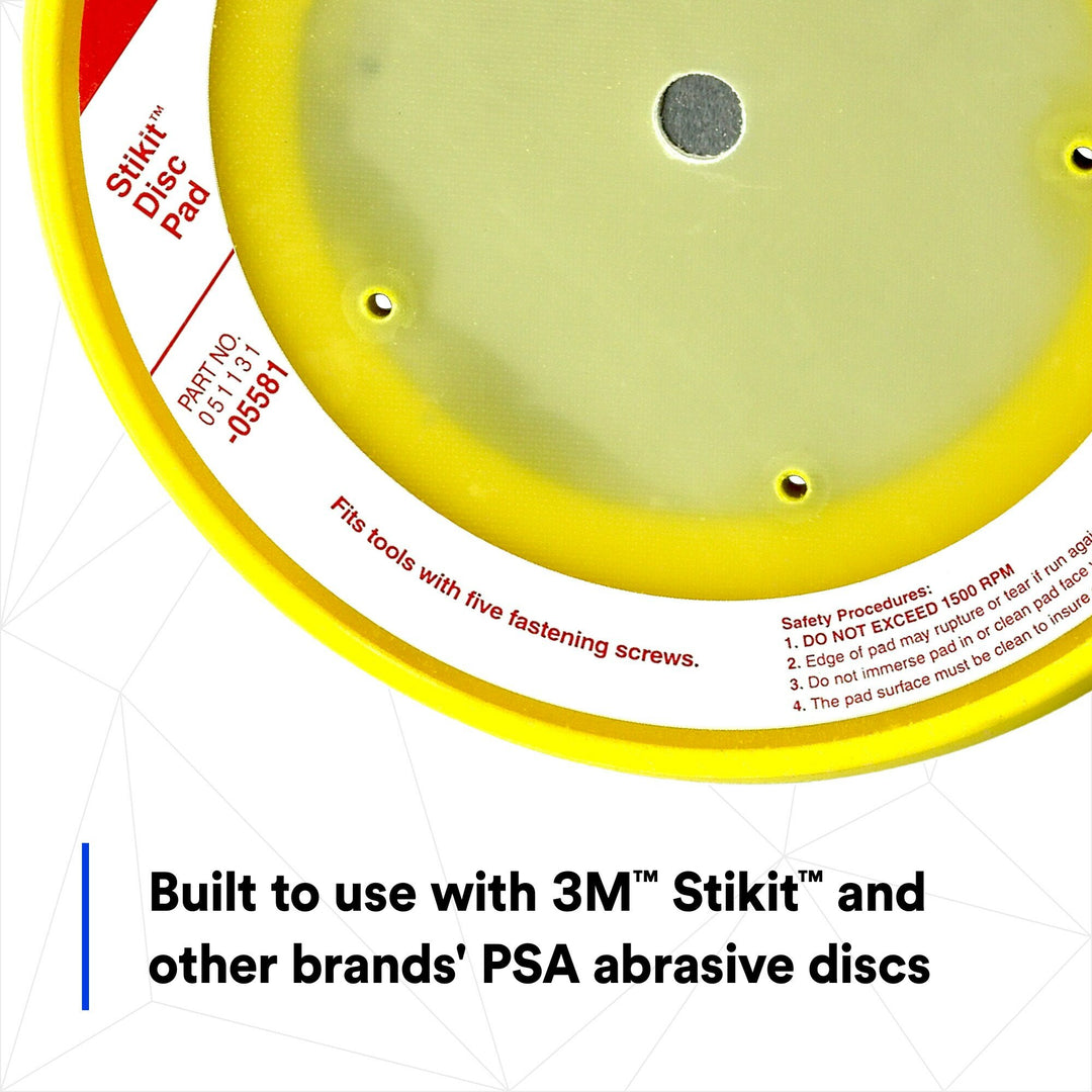 3M Stikit Disc Pad Dust Free, 05581, 8 in