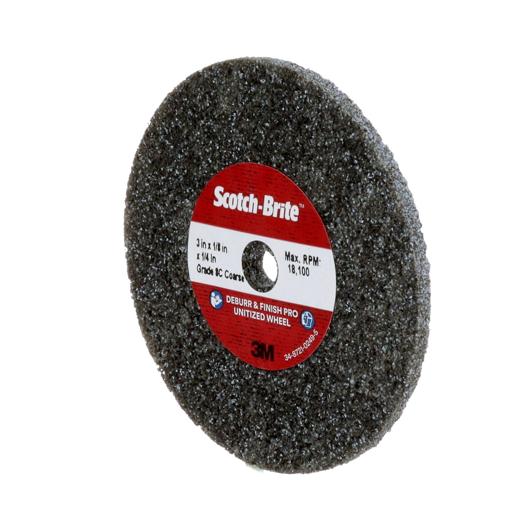 Scotch-Brite Deburr & Finish Pro Unitized Wheel, DP-UW, 8C Coarse+