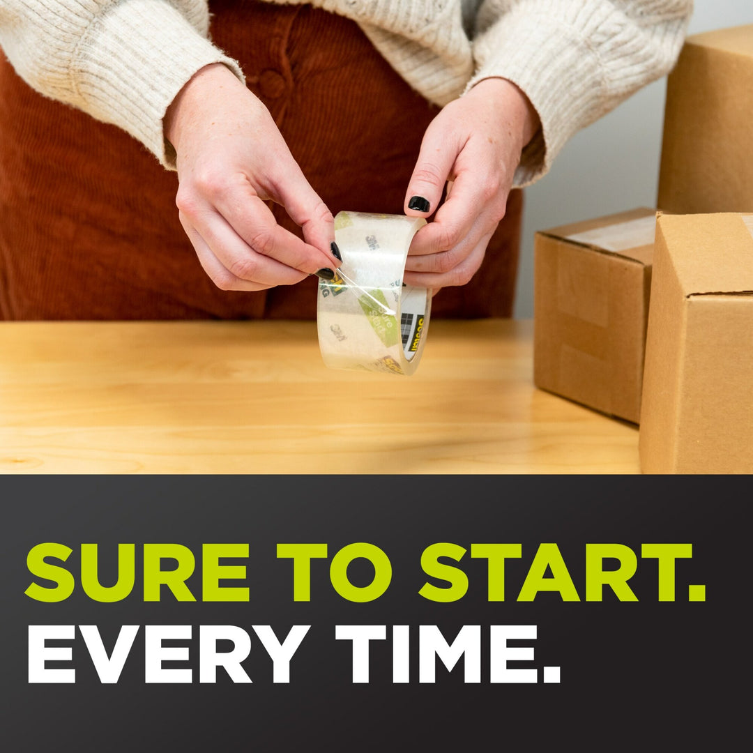Scotch® Sure Start Shipping Packaging Tape 3450, 1.88 in x 54.6 yd