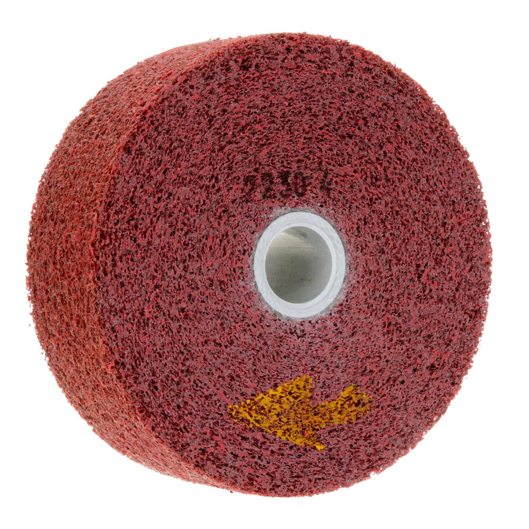 Scotch-Brite Metal Finishing Wheel, MF-WL, 5A Coarse, 6 in x 2 in x 1
in