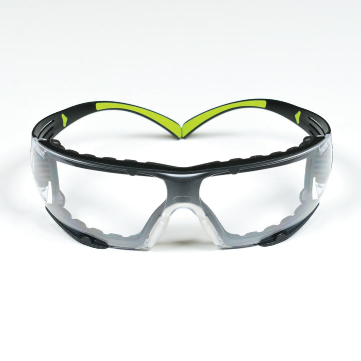 3M SecureFit Safety Glasses SF401AF-FM, Foam, Clear Anti-fog Lens