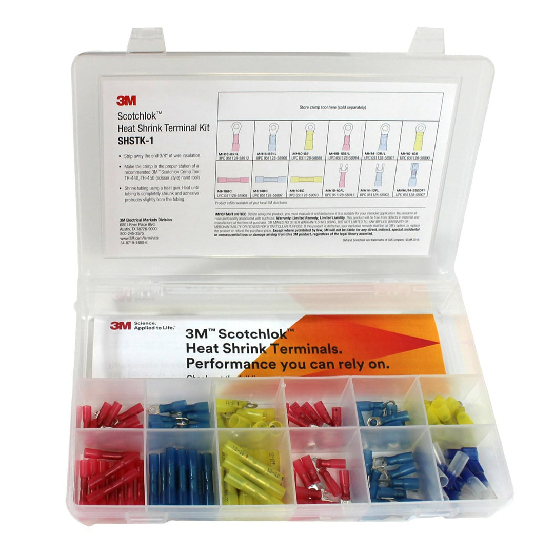 3M Scotchlok Heat Shrink Terminal Kit, SHSTK-1, 120 pieces