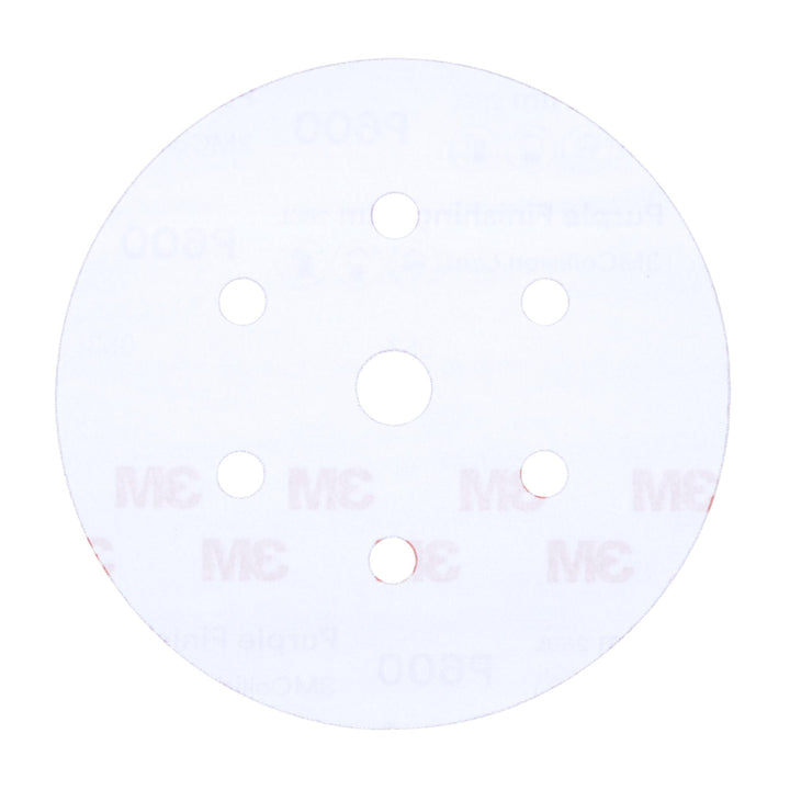 3M Purple Finishing Film Hookit Disc Dust-Free, 30771, 6 in, P600
