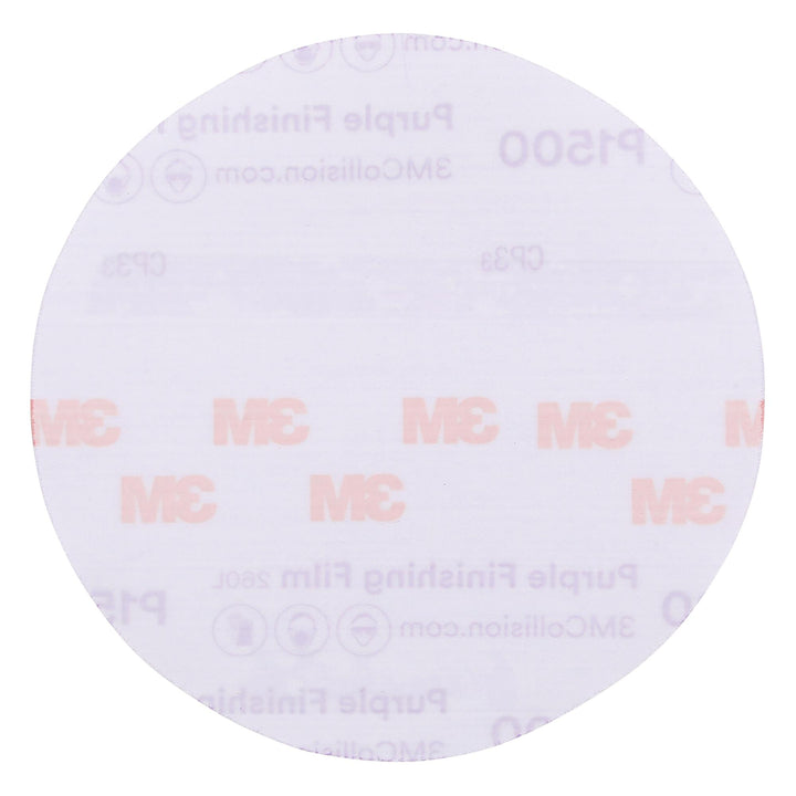 3M Hookit Purple Finishing Film Abrasive Disc 260L, 30667, 6 in,
P1500