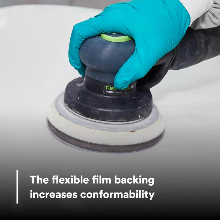 3M Hookit Purple Finishing Film Abrasive Disc 260L, 30666, 6 in,
P2000