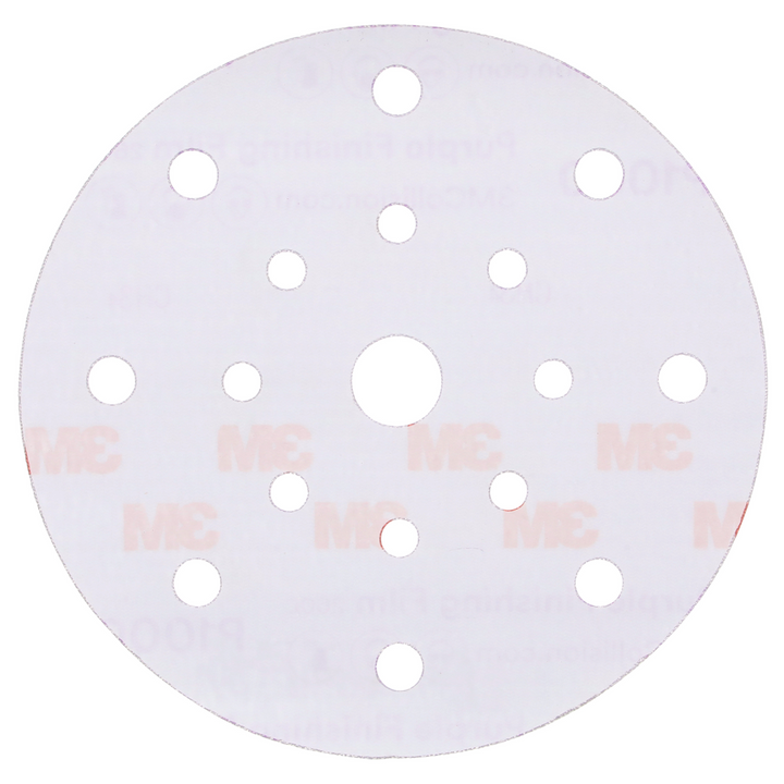 3M Hookit Purple Finishing Film Abrasive Disc 260L, 34782, 6 in, Dust
Free