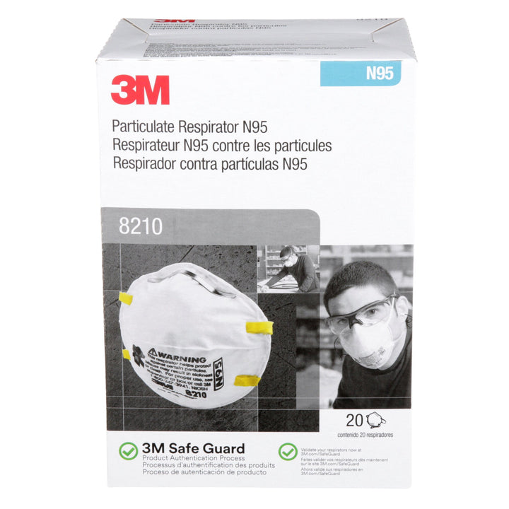 3M Particulate Respirator 8210, N95