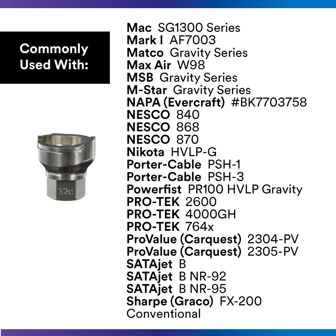 3M PPS Series 2.0 Adapter, 26003, Type S2c, 16 mm Female, 1.5 mmThread