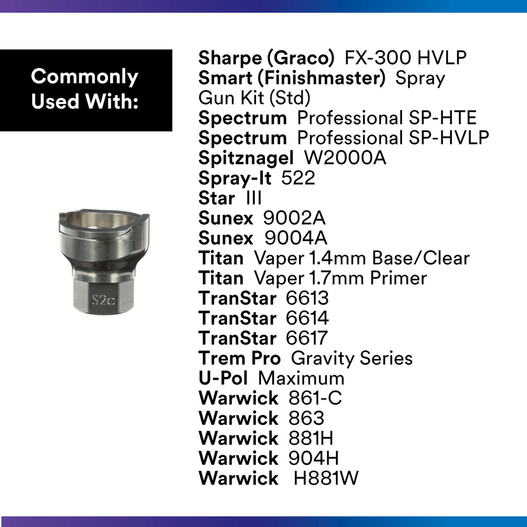 3M PPS Series 2.0 Adapter, 26003, Type S2c, 16 mm Female, 1.5 mmThread