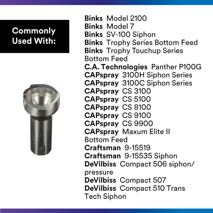 3M PPS Series 2.0 Adapter, 26054, Type S18, 3/8 Female, 18 Thread NPS