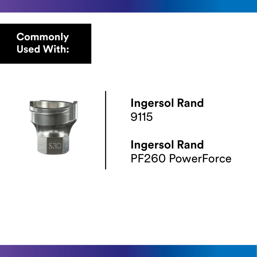 3M PPS Series 2.0 Adapter, 26126, Type S30, 5/8 Female, 18 Thread NPS