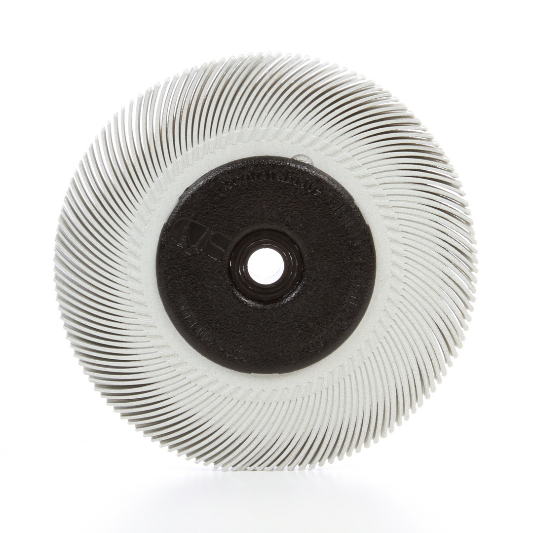 Scotch-Brite Radial Bristle Brush, 6 in x 7/16 in x 1 in 120 with
Adapter
