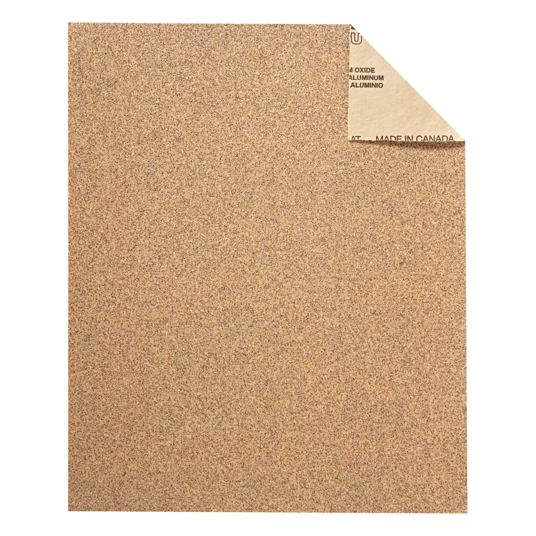 3M Aluminum Oxide Sandpaper Fine, 9001NA, 9 in x 11 in