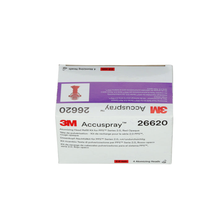 3M Accuspray Atomizing Head Refill Pack for 3M PPS Series 2.0,26620, Red, 2.0 mm
