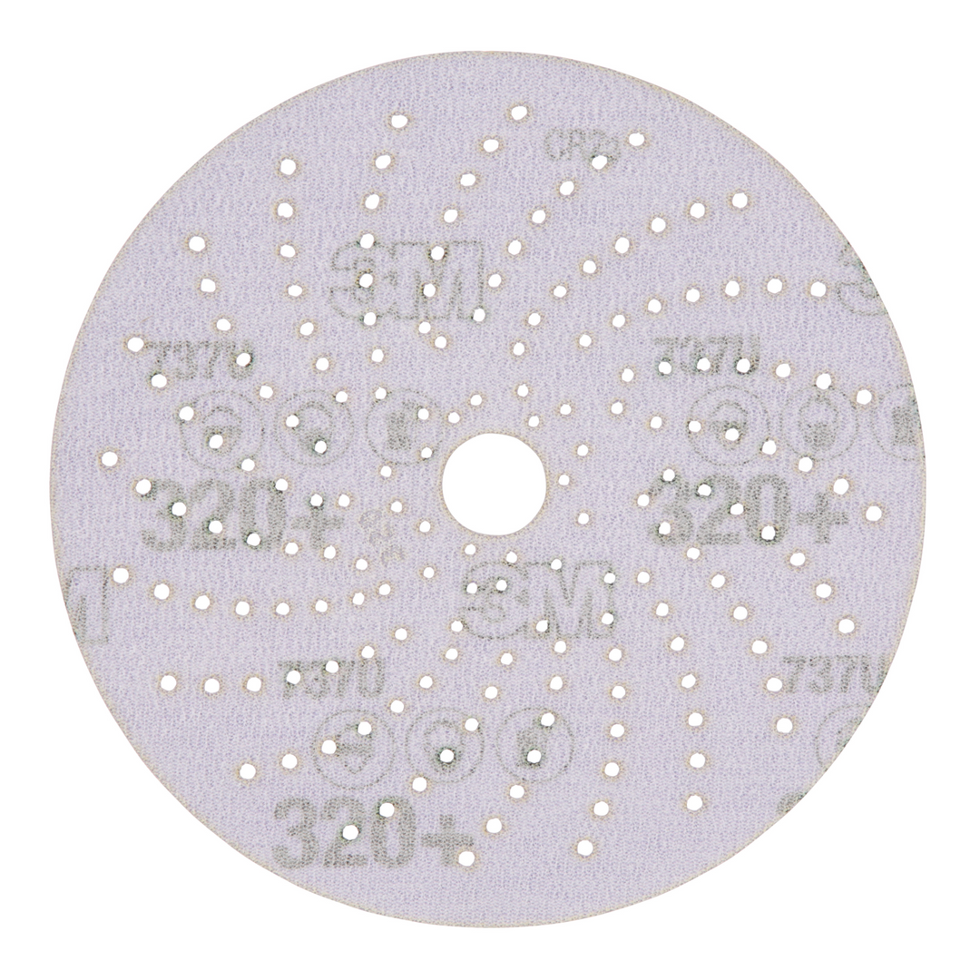 3M Cubitron II Hookit Clean Sanding Abrasive Disc, 31483, 6 in, 320+
grade