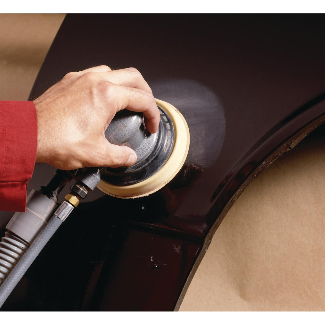 3M Hookit Film Disc 360L, P400, 6 in x NH, Die 600Z, 100/Carton