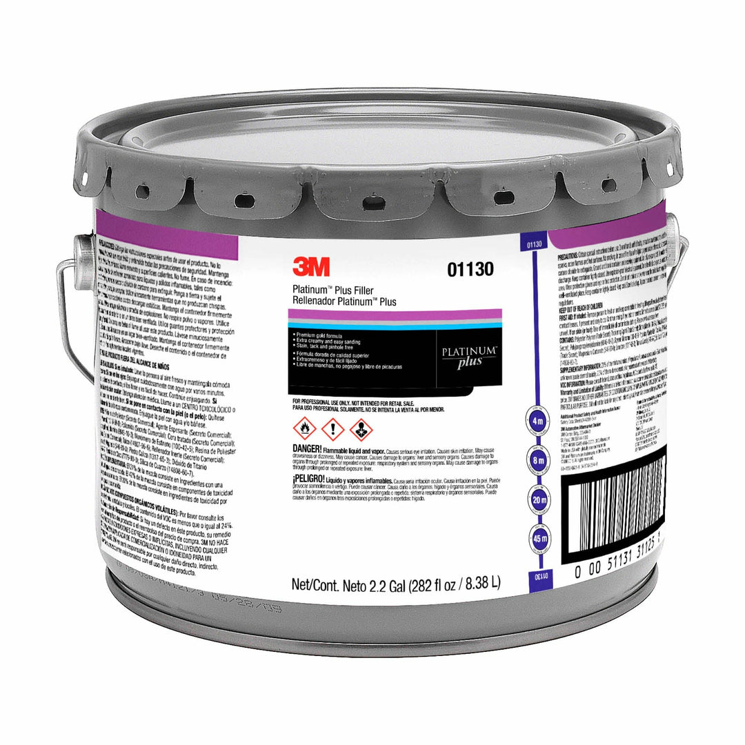3M Platinum Plus Filler 01130, 3 Gallon