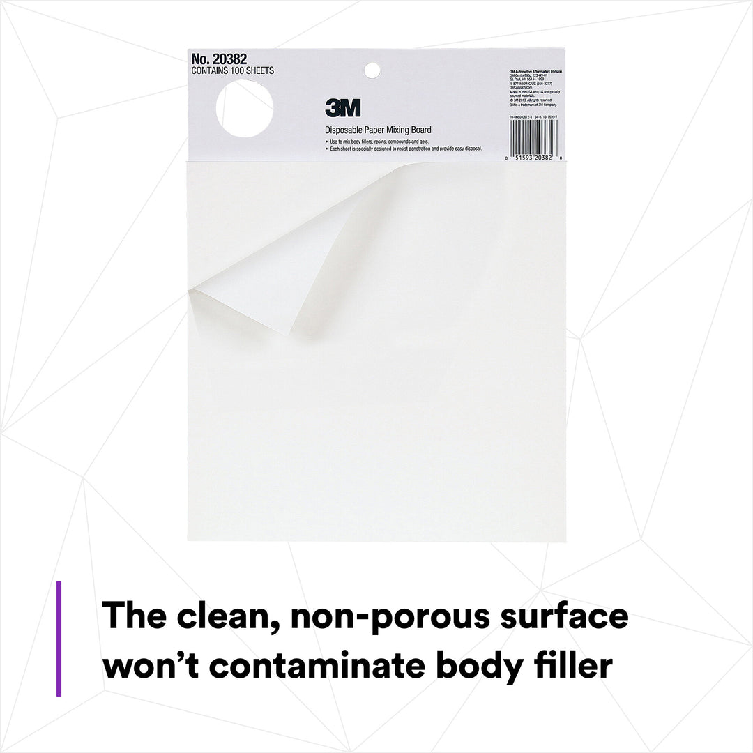 3M Disposable Paper Mixing Board, 20382