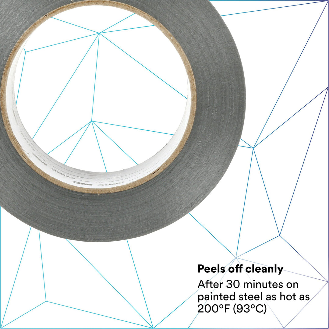 3M Vinyl Duct Tape 3903, Gray, 2 in x 50 yd 6.5 mil