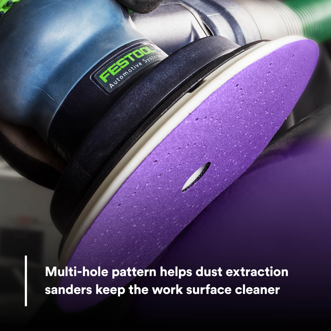 3M Cubitron II Hookit Clean Sanding Abrasive Disc, 31371, 6 in, 80+
grade