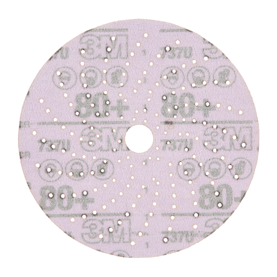 3M Cubitron II Hookit Clean Sanding Abrasive Disc, 31371, 6 in, 80+
grade