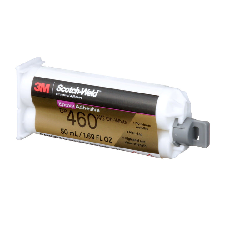 3M Scotch-Weld Epoxy Adhesive DP460NS, Off-White, 50 mL Duo-Pak