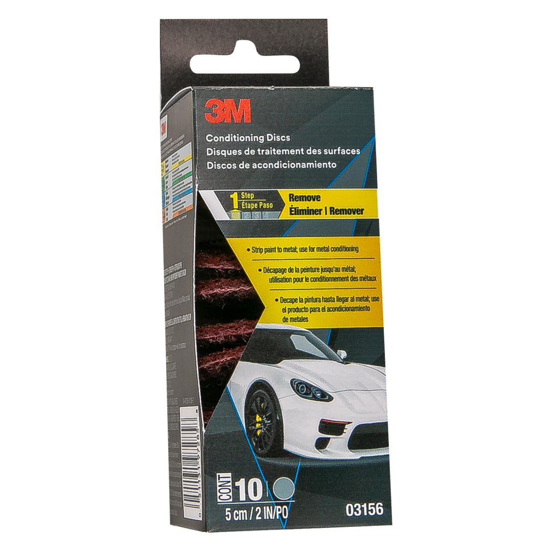 3M Conditioning Abrasive Disc, 03156, 2 in, Medium Grit, 10 discs per
pack