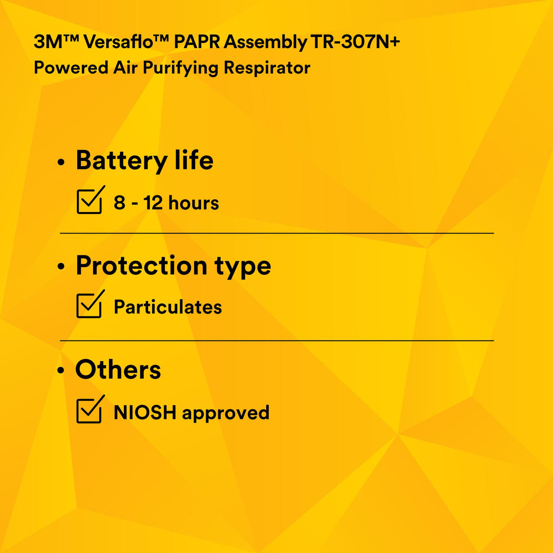 3M Versaflo PAPR Assembly TR-307N+
